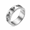 Silver, variant on Women’s and Men’s Butterfly Spinner Ring, Stainless Steel Casual Style, Four Rotating Color Options, 8mm Wide Profile, Whole Sizes 6-12 for Daily Wear and Friendship Gifts