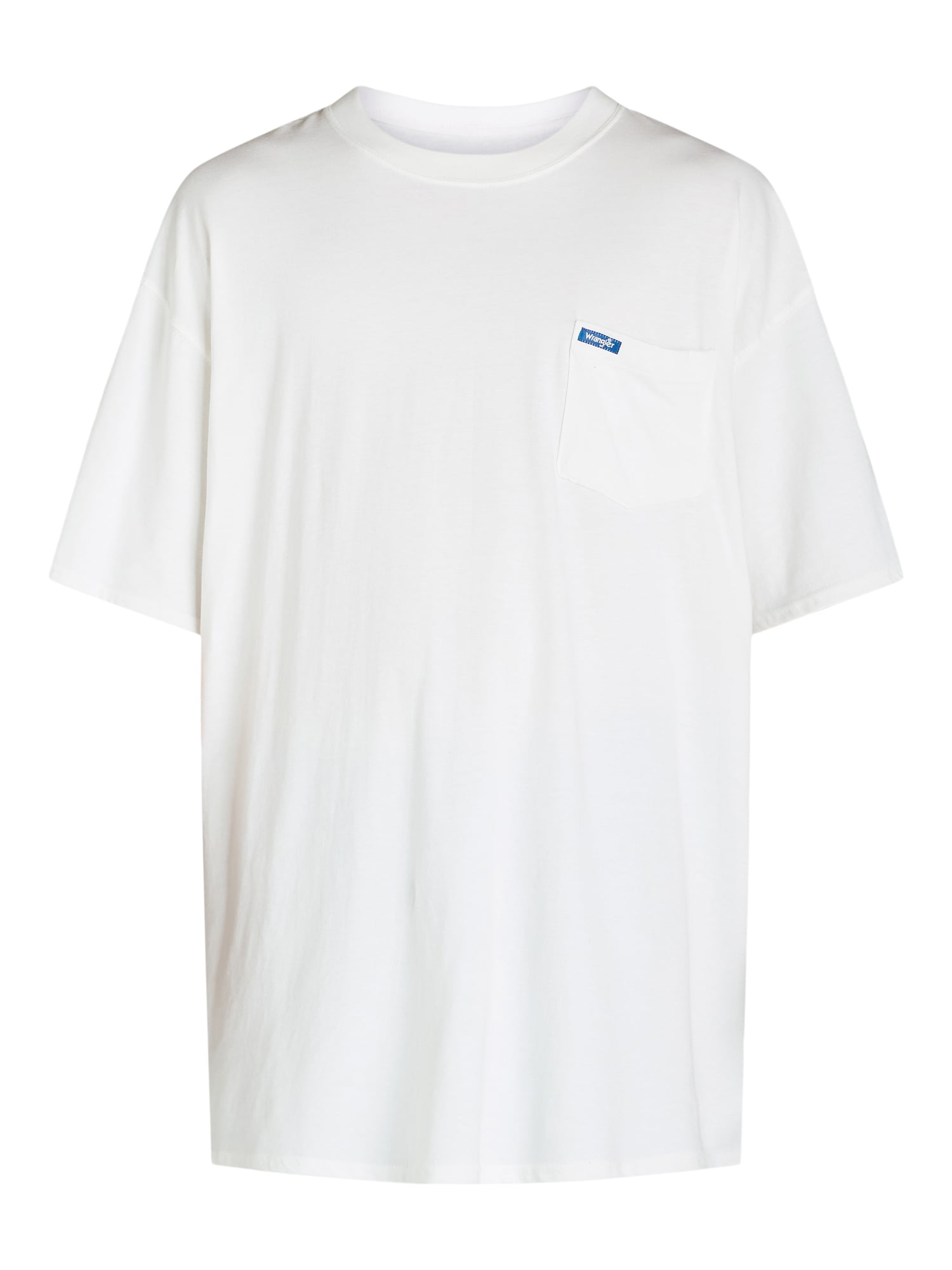 Wrangler Men’s Big and Tall Cotton Pocket T-Shirt, Sizes 1XL-6XL