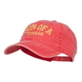 thumbnail image 2 of Son of a Veteran Embroidered Washed Cap - Red OSFM, 2 of 5