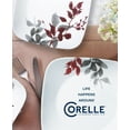 thumbnail image 5 of Corelle Kyoto Leaves 16-Piece Square Glass Dinnerware Set (Service for 4), 5 of 7