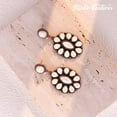 thumbnail image 3 of Aretes Rústicos Couture Western Turquesa para Mujeres, 3 of 6