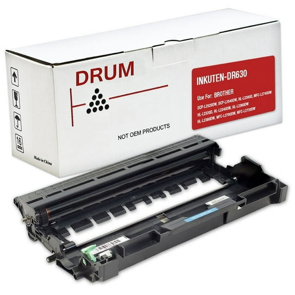 INKUTEN - Brother DR630 Compatible Drum Unit, 12,000 Pages