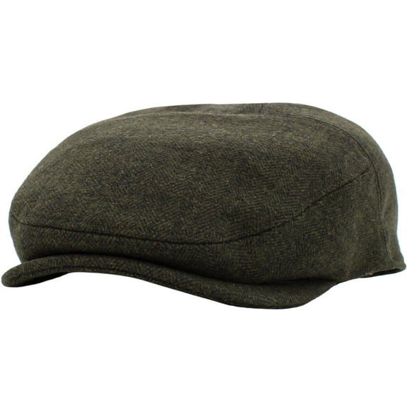 Solid Wool Blend Newsboy Ivy Gatsby Cabbie Ascot Hat Cap Mens