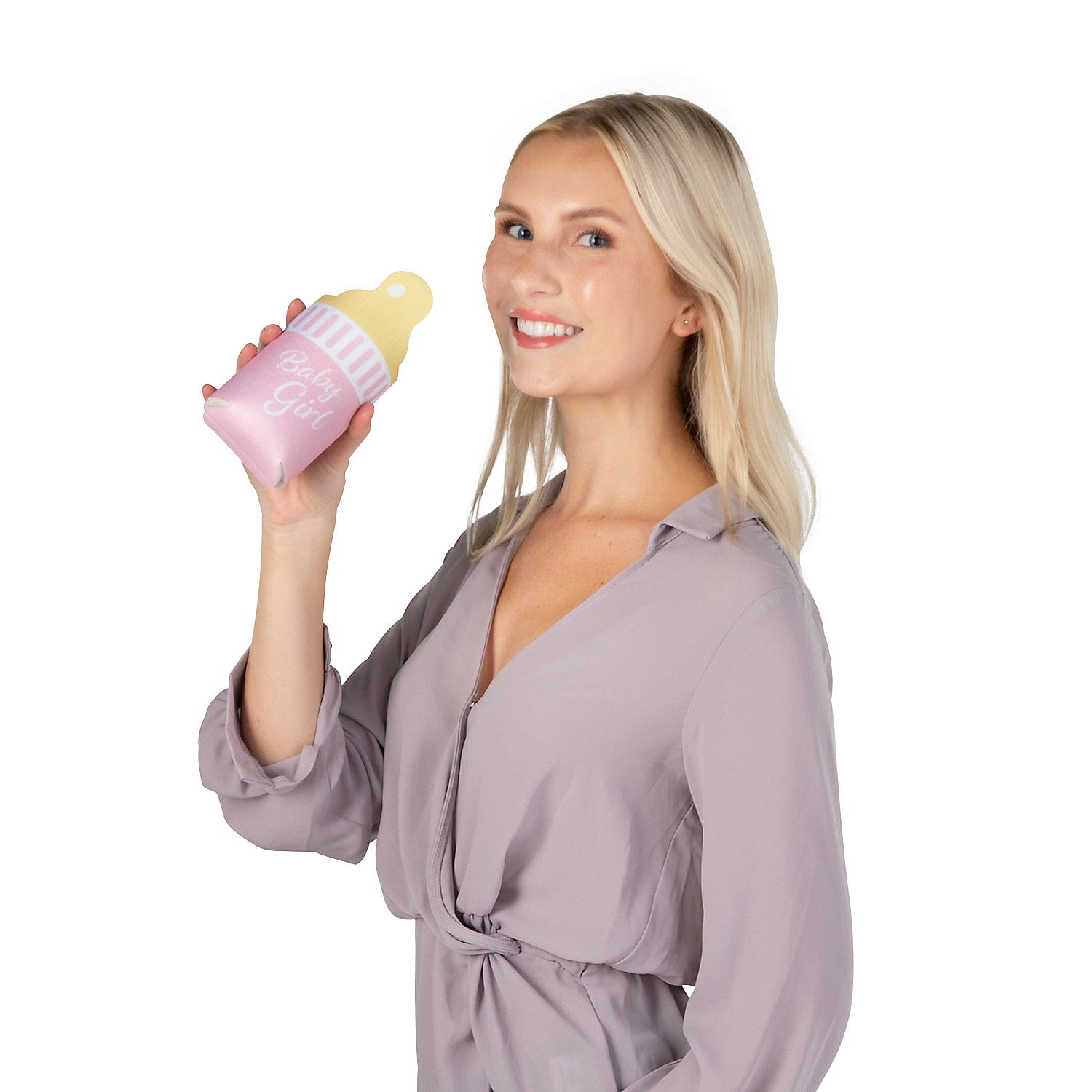 Fun Express Girl Baby Bottle Can Sleeves - 12 Pieces