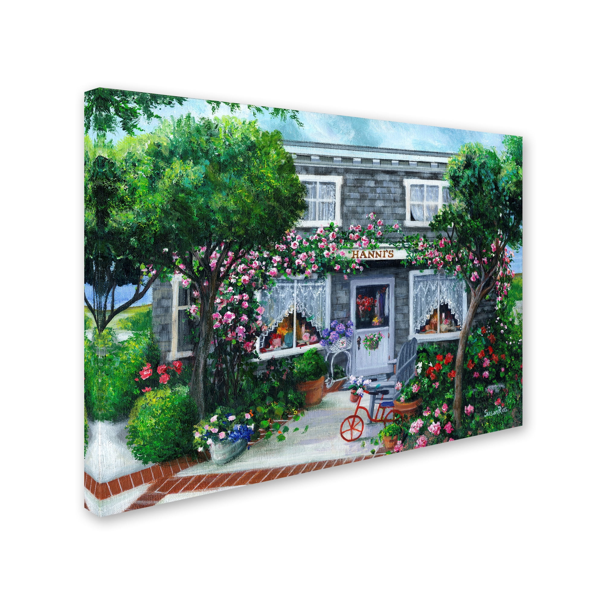 Trademark Fine Art 'Hannis' Canvas Art by Susan Rios
