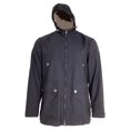 thumbnail image 1 of Pre-Owned Brunello Cucinelli Zipped Hooded Parka Jacket with Pockets in Navy Blue Polyamide, 1 of 2