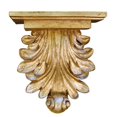 thumbnail image 1 of Hickory Manor Home HM711GL Acanthus Bracket, Gold Leaf, 1 of 1