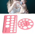 thumbnail image 1 of Sizing Nipple Rulers Set Flange Measurement Tool Silicone Soft For  Round And Rectangle Breastfeeding Gift For New Mothers, 1 of 8