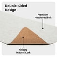 thumbnail image 4 of U Brands Desk Pad, Double Sided Felt and Cork, 36 x 17in, 4 of 6