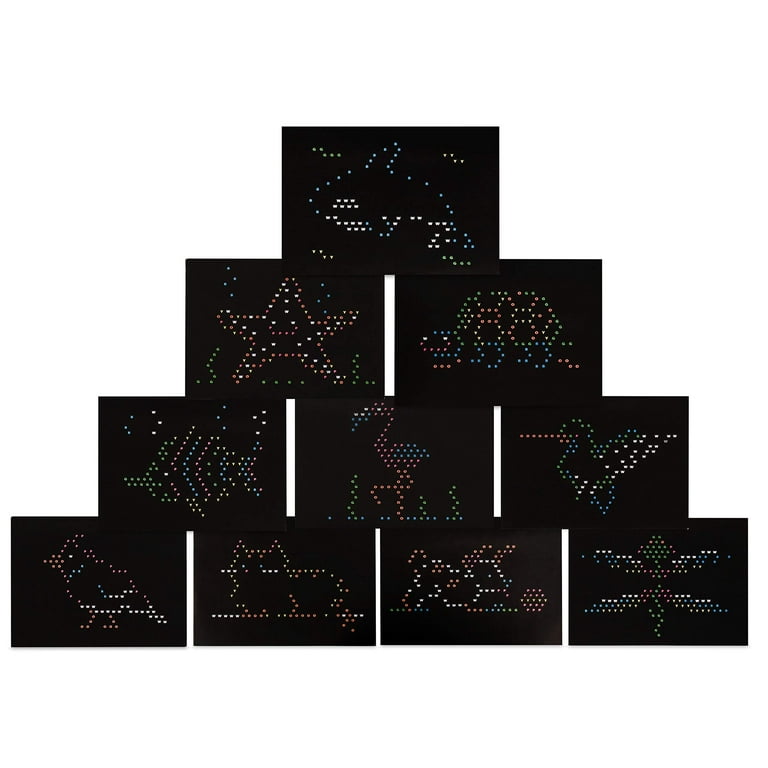 Lite Brite Ultimate Classic Refill Pack - Animal Theme - 10 Reusable Templates - Exclusive - Walmart.com lite-brite-ultimate-classic-refill-pack-animal-theme-10-reusable-templates-exclusive-walmart-com