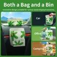 thumbnail image 2 of Disposable Car Garbage Bin Bags, Vomit Trash Bags made with Recycled HDPE for Boat, Plane, Travel, Camping, Bedroom, Study Room, Office and Car, 20 pcs, 2 of 6