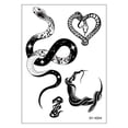 thumbnail image 1 of Fiudx Pegatina Mamba, Floral Durade, Tatuaje Temporal Resistente y Agua y Al Sudor, Adhesión para La Piel de Larga Duración, Accesorio de Moda, Ideal para Fiestas, Instrucciones de Aplicación Sencill, 1 of 2