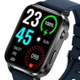 thumbnail image 2 of Reloj glucómetro compatible con Bluetooth 5.0 Monitoreo de glucosa en sangre para hombres y mujeres JShteea El nuevo, 2 of 6