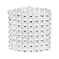 thumbnail image 4 of Growcolor 50/100pcs 8 Rows Chair Sash Napkin Rings Diamond Mesh Wrap Ribbon For Wedding Christmas (50pcs-??), 4 of 5