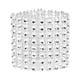 thumbnail image 4 of Anillo de servilleta envolvente de malla de diamante, 50 piezas, 8 filas, silla, anillo de servilleta de Navidad, marco para silla, anillo de servilleta meticulosamente diseñado Jadeshay A, 4 of 5