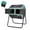 Green, variant on Werph Compost Bin Dual Dual Chamber Compost Tumbler, 43 Gallon Compost Tumbler Outdoor with 2 Sliding Doors, Heavy Duty Tumbling Rotating Composter Bin