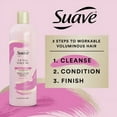 thumbnail image 3 of Suave Volumizing Shampoo Pink up the Volume Frizz Control Sulfate-Free for Fine, Flat Hair, 16.5 oz, 3 of 10