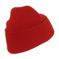 thumbnail image 4 of Military Embroidered Beanie - Red OSFM, 4 of 5