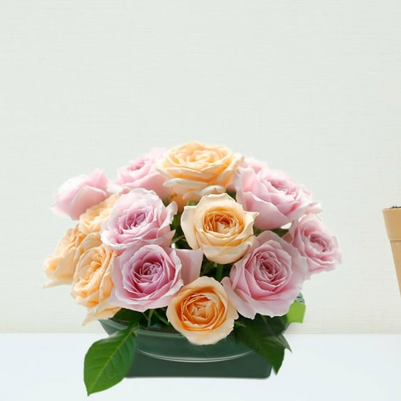 Floral Foam Cage for Arrangement with Plastic and Foam Material Green Color Ideal for Home or Shop