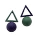 thumbnail image 1 of Pendientes de Perno Triángulo Aretes, 1 of 9