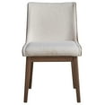 thumbnail image 2 of Set of 4 Boucle, Velvet Finish Side Chair, Modern Upholstered Dining Chair with Solid Rubberwood Legs (Walnut), 2 of 11