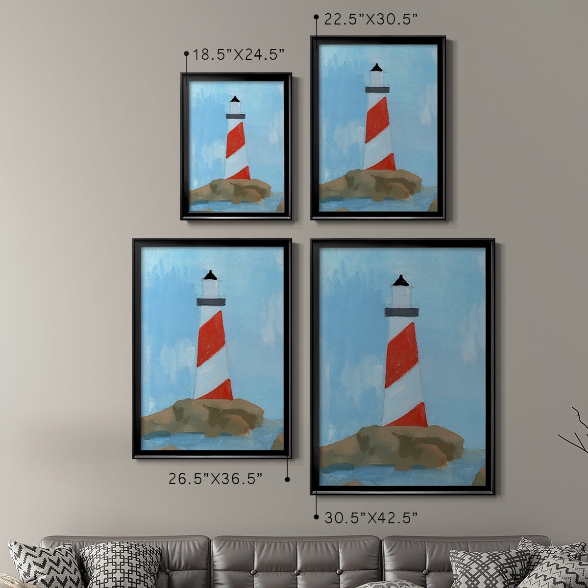 Lookout Point I Premium Framed Print, in Gold, Black, or Silver - Ready to Hang