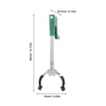 thumbnail image 2 of HAMPPLIES 2Pcs Pickup Tool Claw Shape Trash Garbage Picker Plastic Assorted Color for General Users, 2 of 8