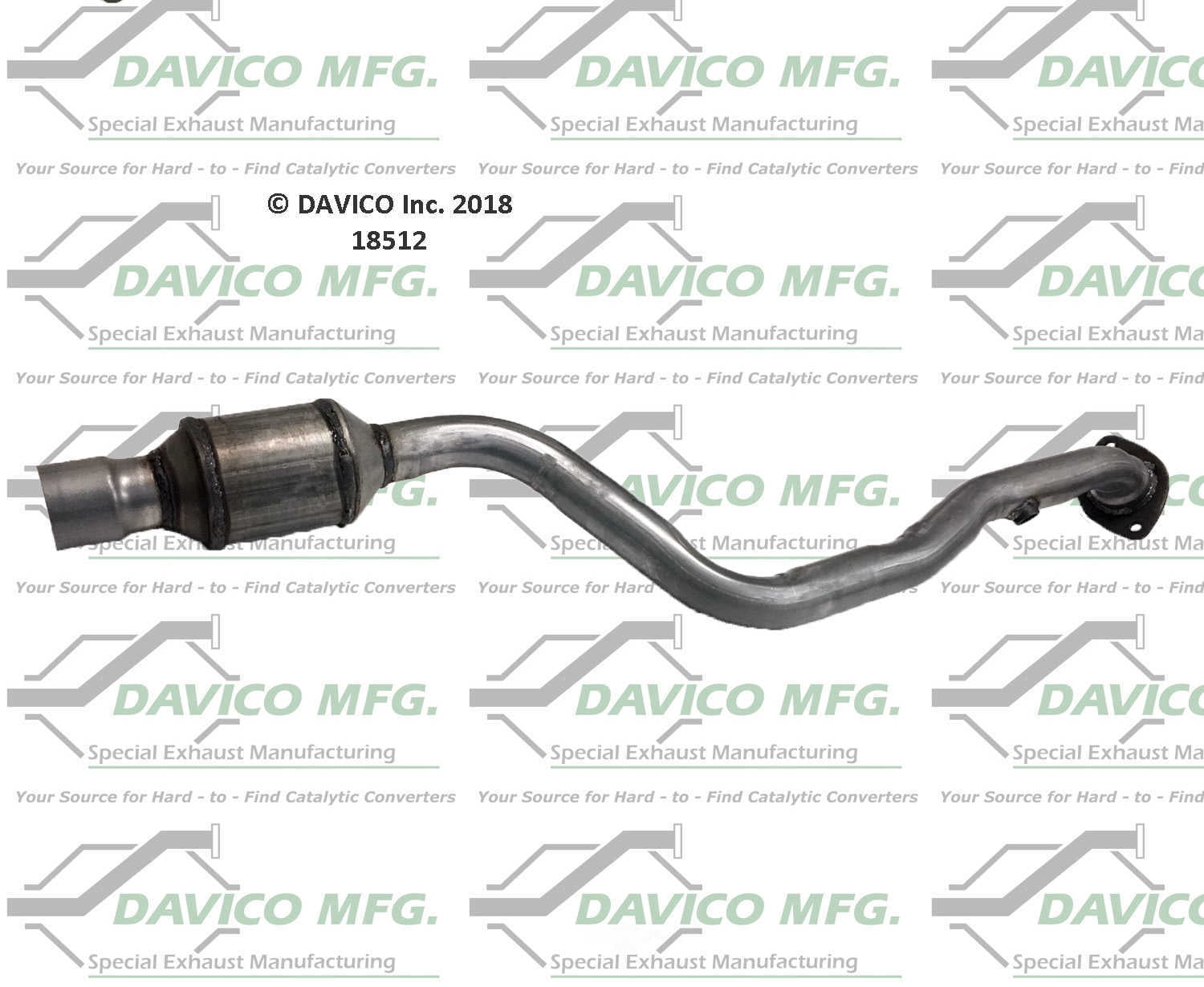 Davico Mfg 18512 Direct-Fit Catalytic Converter
