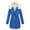 XQRN1-Blue, variant on Winter Coats for Women Sherpa Fleece Lined Parkas Petite Women Anoraks Thicken Warm Zip Up Jacket Outerwear with Faux Fur Hood