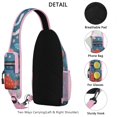 thumbnail image 3 of Crossbody Sling Backpack for Women Men Cute Octopus Sea Creatures Shoulder Sling Crossbody Casual Chest Bag for Travel Sports Running Hiking, 3 of 6