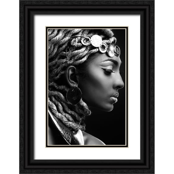 Hendrik, Fren 11x14 Black Ornate Wood Framed with Double Matting Museum Art Print Titled - EGYPT II