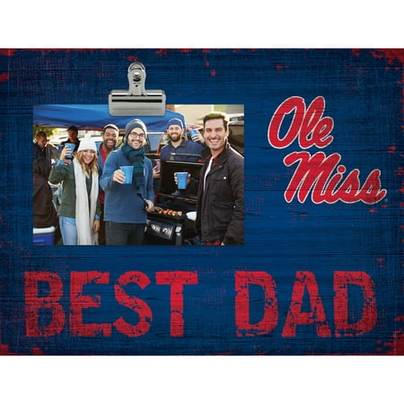 Ole Miss Rebels 8'' x 10.5'' Best Dad Clip Frame - No (Best Sororities At Ole Miss)