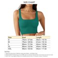 thumbnail image 5 of Camiseta sin mangas acanalada para mujer, camiseta sin mangas corta sin mangas, ajustada, de Color puro, para verano y primavera, 5 of 5