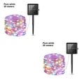 thumbnail image 3 of Advancent 100/200/400 LED Lámpara de luz solar para exteriores para vacaciones Fiesta de Navidad Luces de hadas impermeables Guirnalda de Type1 NO1, 3 of 6