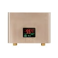 thumbnail image 1 of Instant Water Heater Bathroom Kitchen Wall Mounted Electric Water Heater LCD Temperature Display With Remote Control ,Security Protection Design, 1 of 6