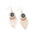 thumbnail image 7 of Hyasfey 1 Pair of Chic Tassel Drop Earrings Classic Stylish Minimalist Design Female Fashion Elegant Tassel Dangle Earrings, 7 of 7