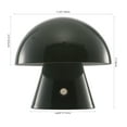 thumbnail image 6 of JONATHAN Y Porcini 7" Contemporary Bohemian Rechargeable/Cordless Iron Integrated Portable LED Mushroom Table Lamp, Forest Green, JYL7116C, 6 of 7