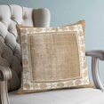 thumbnail image 4 of Pillow Covers 18x18 Set of 2, Brown Beach Coastal Throw Pillow Covers Decorative Couch Cushion Cover, Summer Nautical Starfish Shell Coral Vintage Microfiber Soft Pillowcases for Bedroom Living Room, 4 of 9
