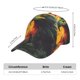 thumbnail image 2 of Balery Hawaiian Style Bald Eagle Gorra de béisbol de tamaño ajustable para correr, entrenar y actividades al aire libre. Gorra de papá para todas las estaciones., 2 of 6