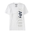 thumbnail image 1 of Camiseta gráfica Aeropostale con cuello en V Vert para Hombre Blanca Extra Pequeña, 1 of 1