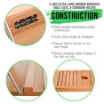 thumbnail image 5 of U.S. Art Supply Hampton Large Wooden Table Easel, Cookbook Stand, Text Book Rest -  Adjustable Wood Kitchen Recipe Rack, 5 of 6
