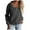 Gray, variant on Oversized Hoodiec Sevevn Women's Hooded Long Sleeved Loose Fitting Pullover Casual Sweatshirt