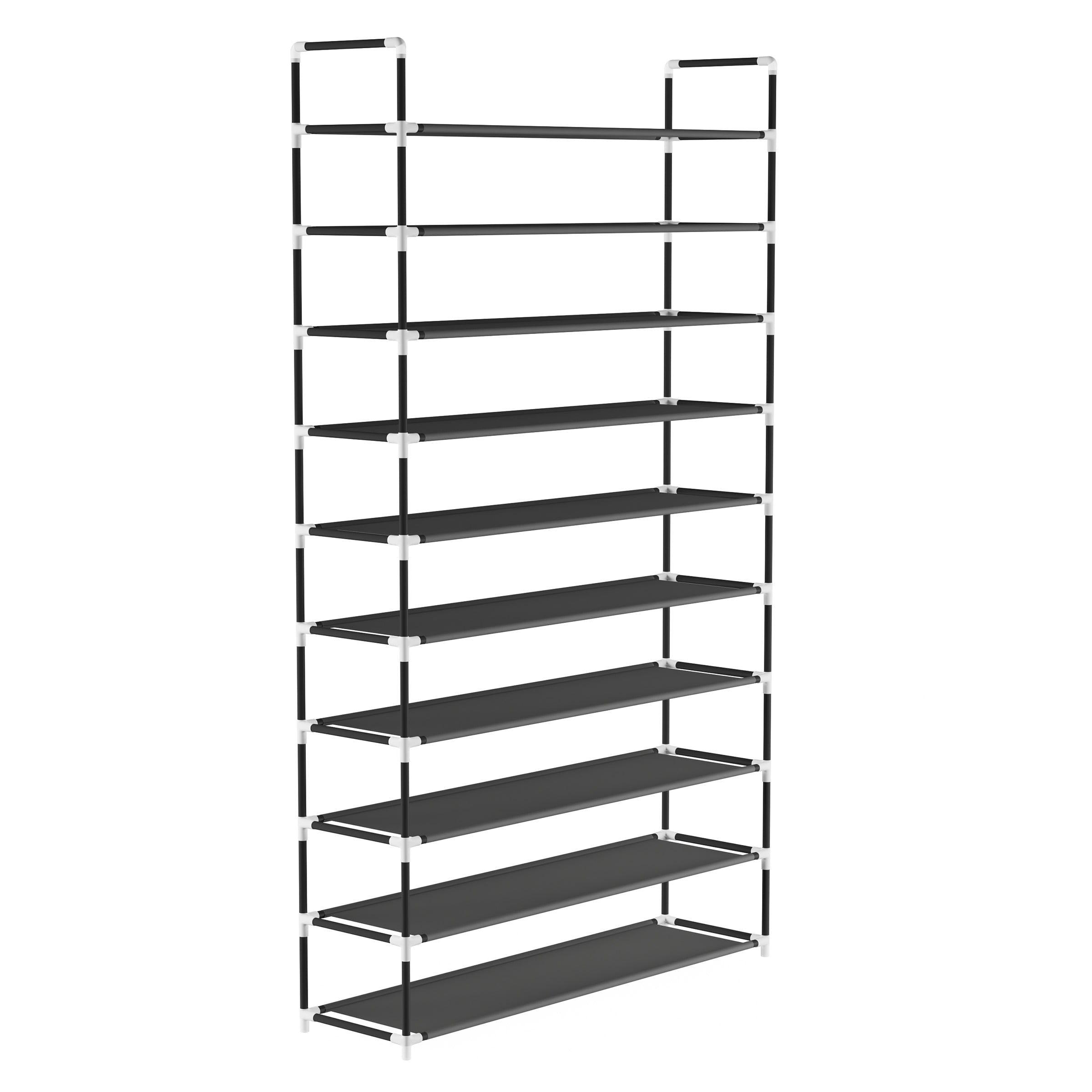 10 Tier Storage and Organization Shoe Rack by Lavish Home