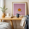 thumbnail image 5 of Orange  Gelatin Dessert - Digital Art Dessert Minimalist Pop Art Pastel Fruit Kitchen Decor Modern Art Unframed Wall Art Print 40 x 40 inches, 5 of 9