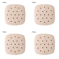 thumbnail image 1 of Air Fryer Perforated Parchment Sheets 100 Count Grease Proof Non Stick Baking Liners for Healthier Cooking 400PCS, 1 of 6