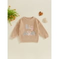 thumbnail image 2 of FEORJGP Kids Girls Knitwear Sweater 1T-5T Toddler Baby Long Sleeve Knitted Pullover T-Shirts Casual Colorful Letter Embroidery Jumpers Fashion Cozy Wa Girl Loose Soft Clothes for Spring Fall, 2 of 7