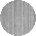 thumbnail image 1 of Ahgly Company Indoor Round Solid Gray Modern Area Rugs, 8' Round, 1 of 1