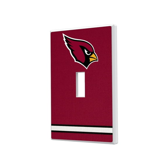 Arizona Cardinals Stripe Single Toggle Light Switch Plate