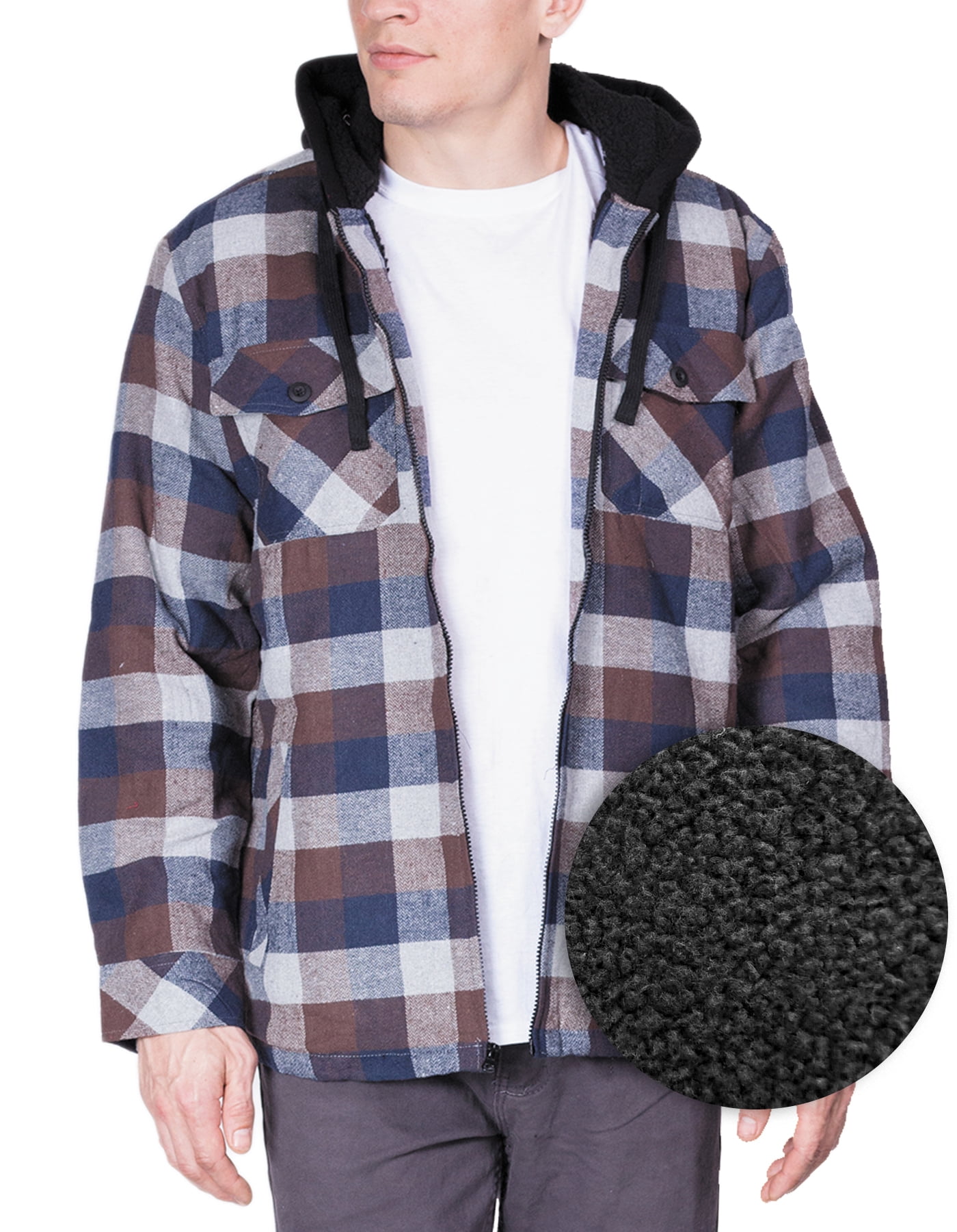 walmart mens flannel jackets