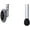 Black, variant on Furniture Footies Smaller PreCut Walker Tennis Ball Glides Heavy Duty Long Lasting Furniture Leg Floor Protection Walker Accessories for Hard Floor Surfaces 2 Inch Size-One Pair